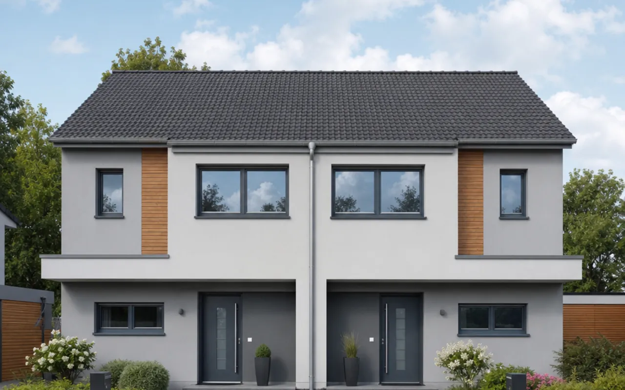 Heinz von Heiden Massivhäuser Doppelhaus Duett 125 – Fertighaus Preis pro m²