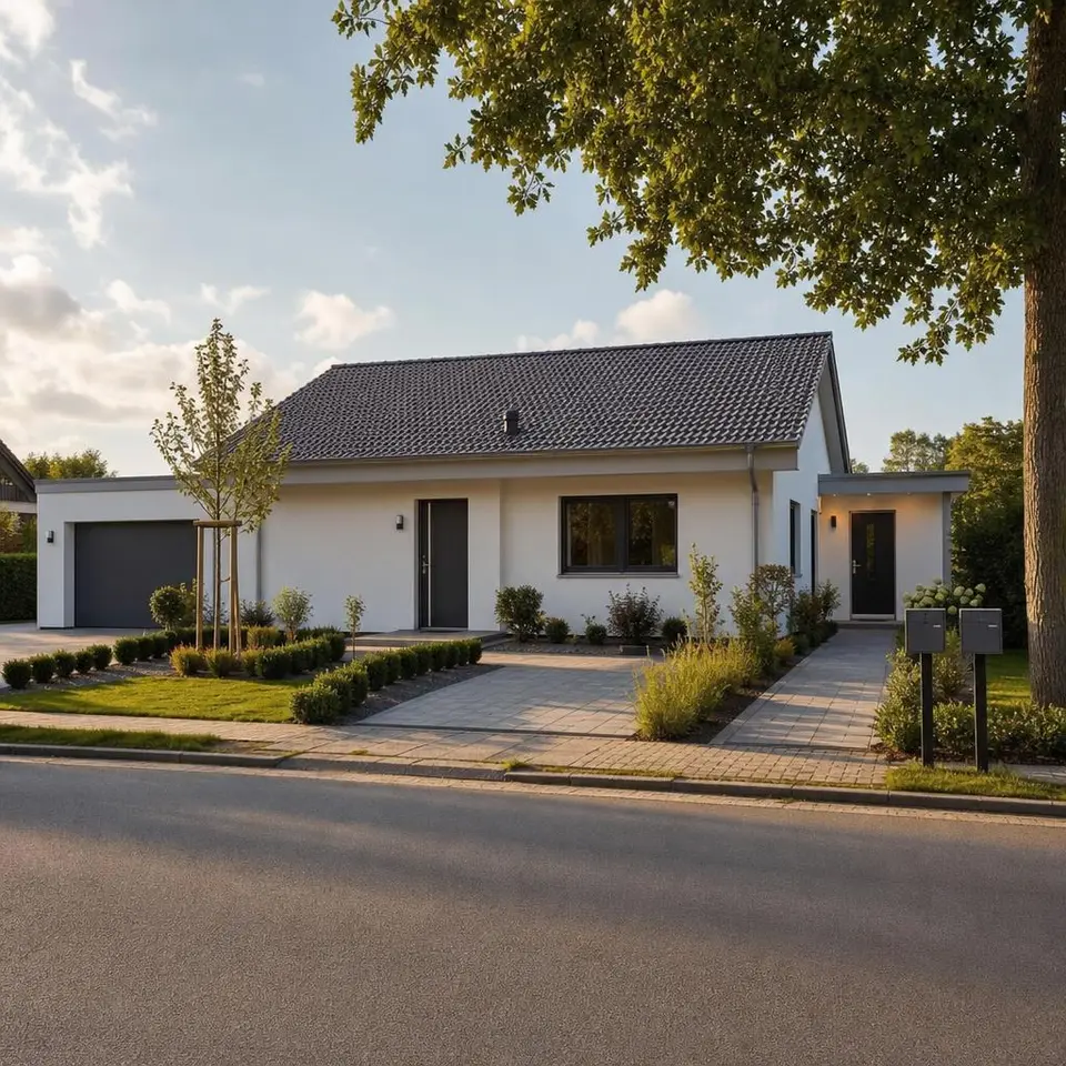 Wohnhaus mit separater Einliegerwohnung und eigenem Eingang – Neubau zum Wohnen und Vermieten