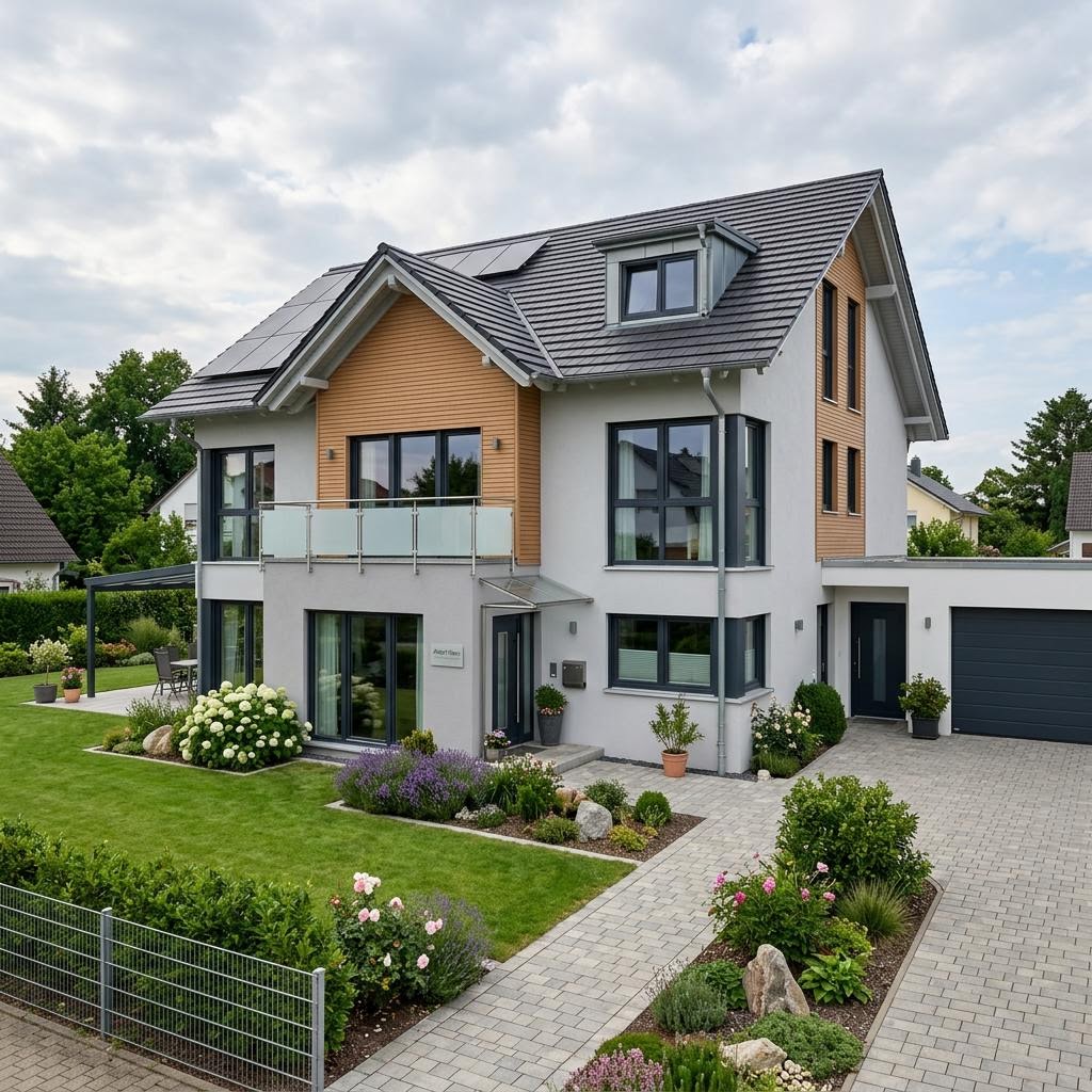 Mehrgenerationenhaus Family Plus Mehrgeneration des Herstellers Albert Haus — in Holztafelbauweise, rund 196 m²