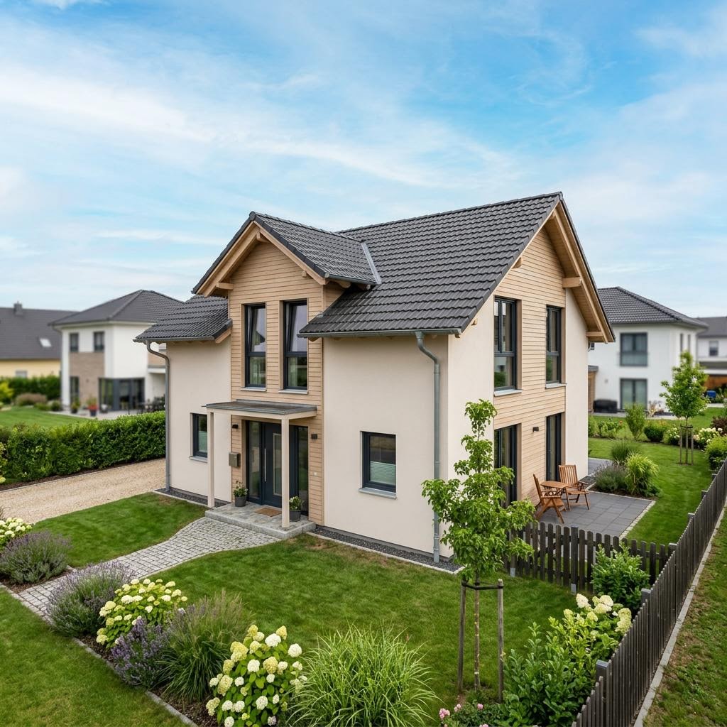 Bausatzhaus Bausatzhaus Solo 120 des Herstellers allkauf haus — Satteldach, 120 m²