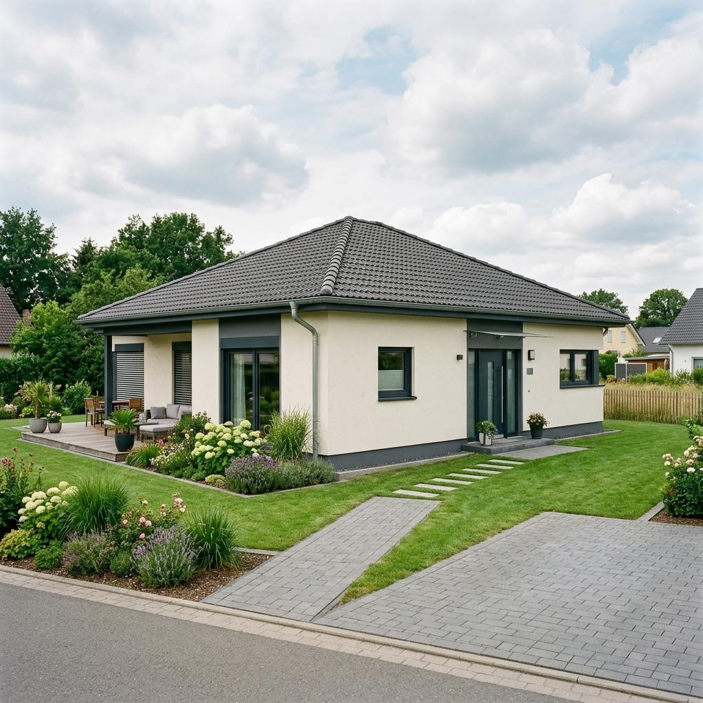 Bungalow Lifetime 3 des Herstellers allkauf haus — in Holztafelbauweise, rund 107 m²