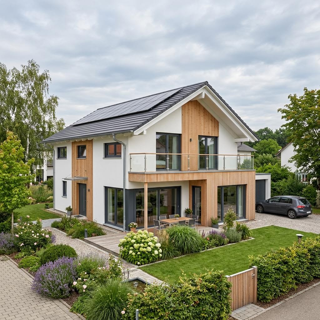 Ausbauhaus Starthaus 118 des Herstellers allkauf haus mit Satteldach — preiswertes Fertighausmodell mit 118 m²