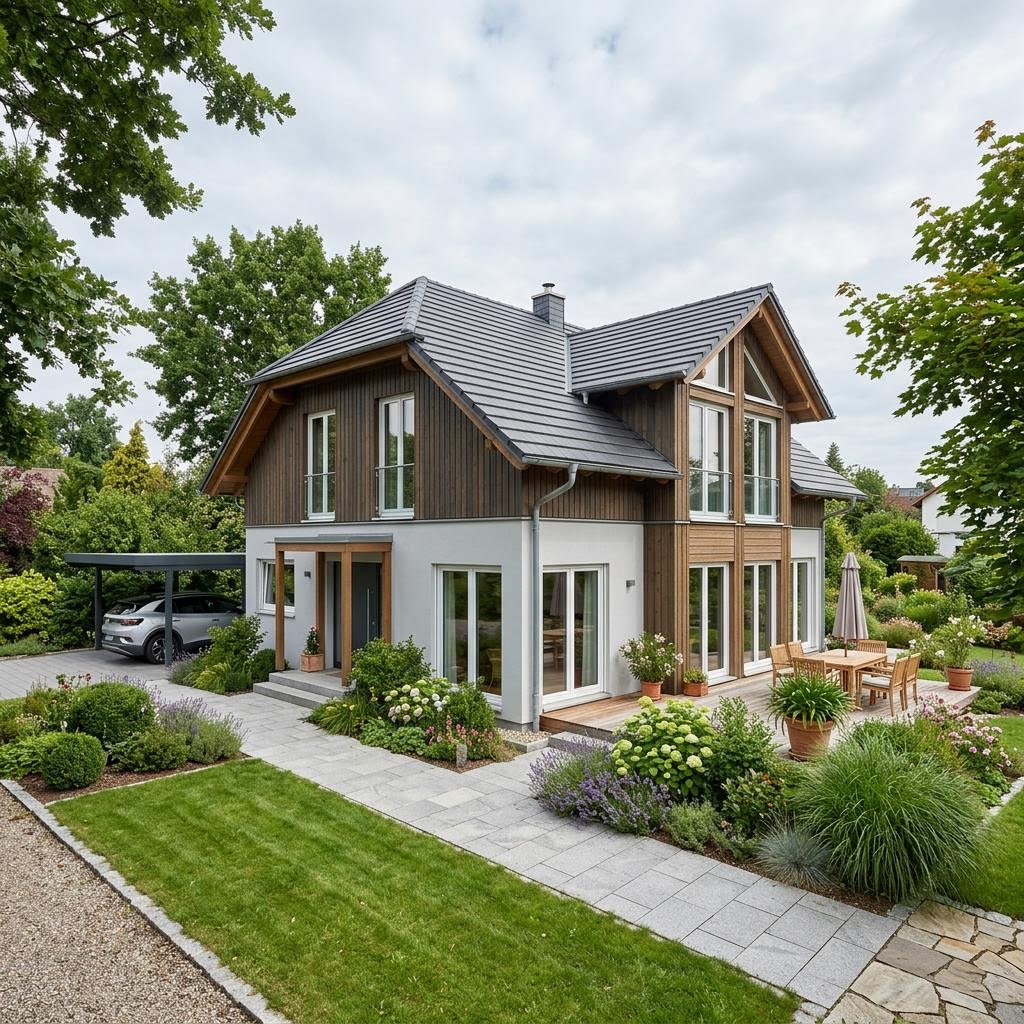 Mehrgenerationenhaus Mehrgenerationenhaus Kajüte Generation 238 des Herstellers Bärenhaus — Krüppelwalmdach, 238 m²