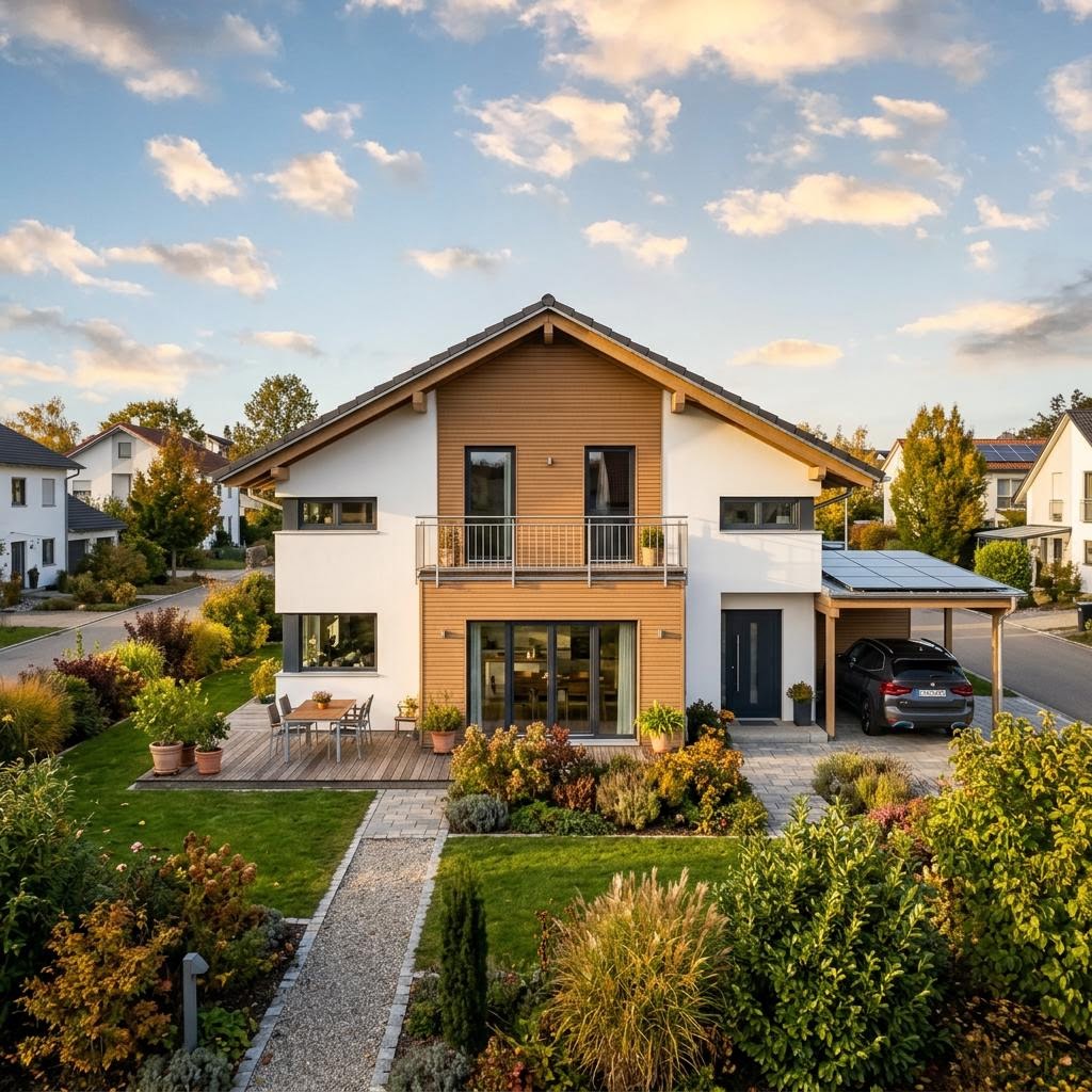 Einfamilienhaus Evolution Familien 146 des Herstellers Bien-Zenker mit Satteldach