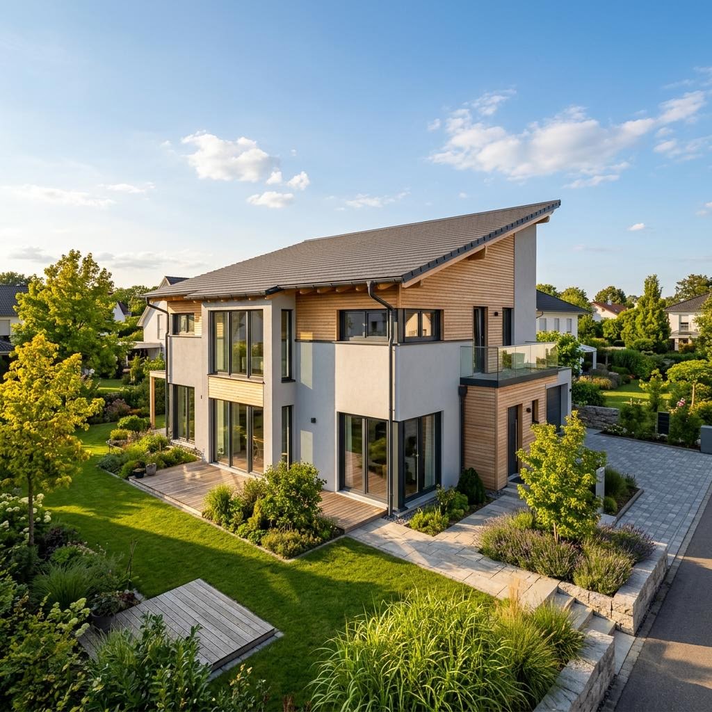 Pultdachhaus Concept 144 des Herstellers Bien-Zenker mit Pultdach