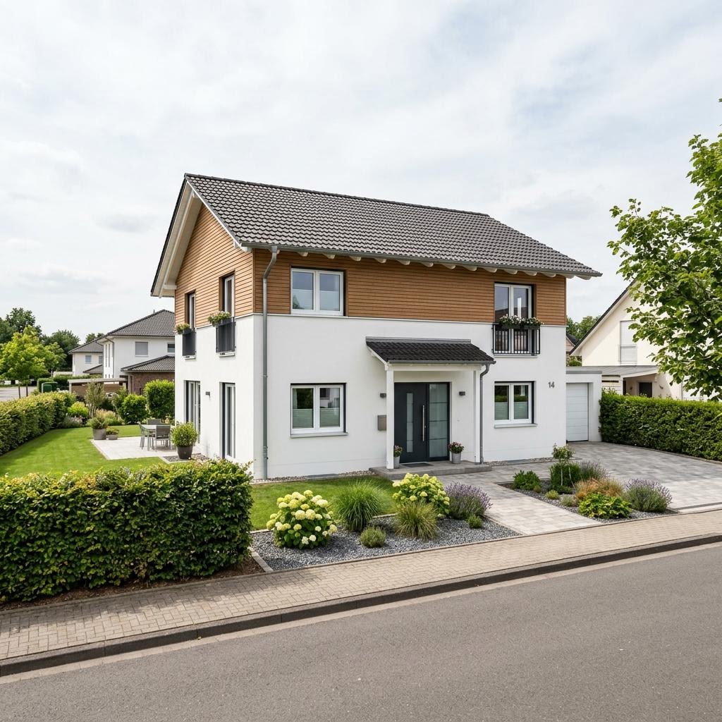 Einfamilienhaus Jedermann Klassik des Herstellers Büdenbender Hausbau — in Holztafelbauweise, rund 122 m²