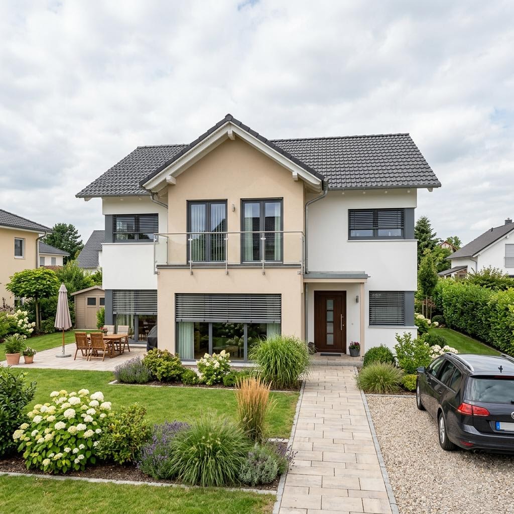 Einfamilienhaus Jedermann XL-Klassik des Herstellers Büdenbender Hausbau — in Holztafelbauweise, rund 160 m²