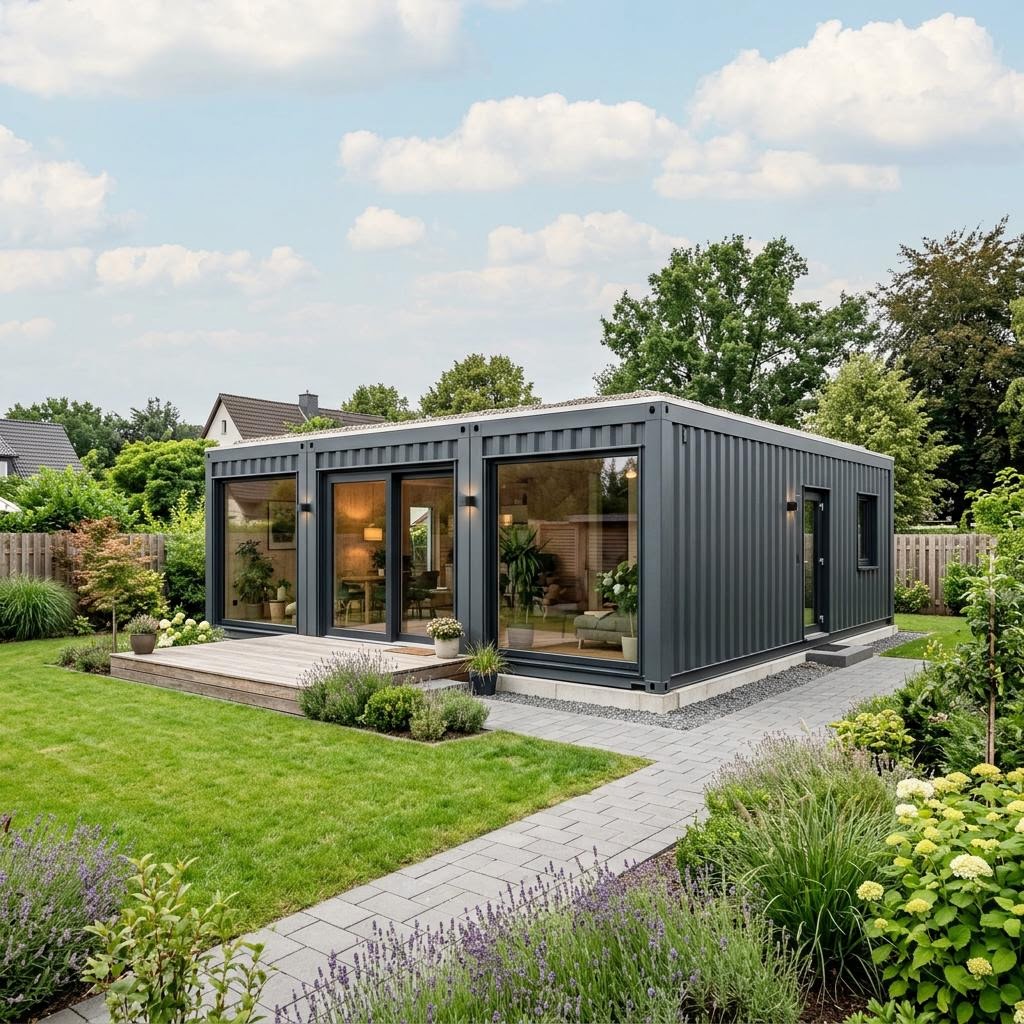 Containerhaus Raummodul Wohnen Duo des Herstellers Containerwerk — Modulbau mit 50 m²