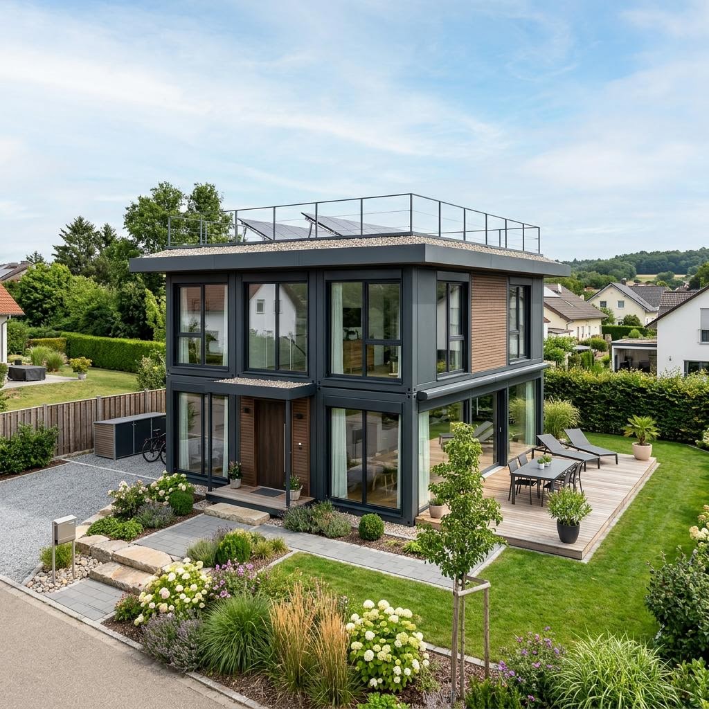 Containerhaus Raummodul Wohnen Family des Herstellers Containerwerk — Modulbau mit 90 m²