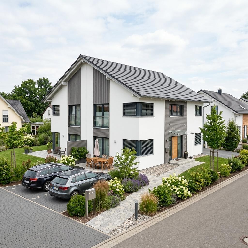 Mehrgenerationenhaus Familienhaus 210 des Herstellers Danhaus — in Holzrahmenbauweise, rund 210 m²