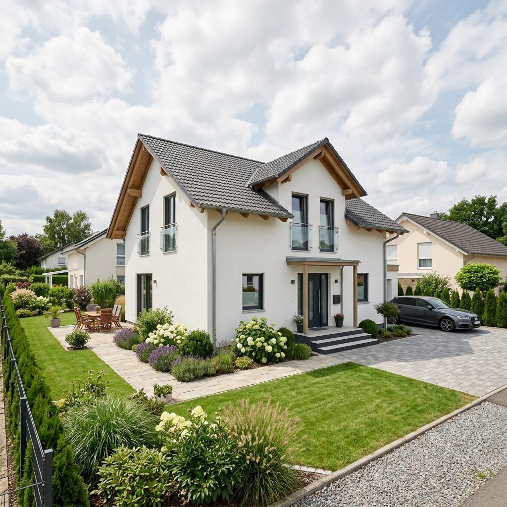 Ausbauhaus Family 145 des Herstellers Danwood — in Holztafelbauweise, rund 145 m²