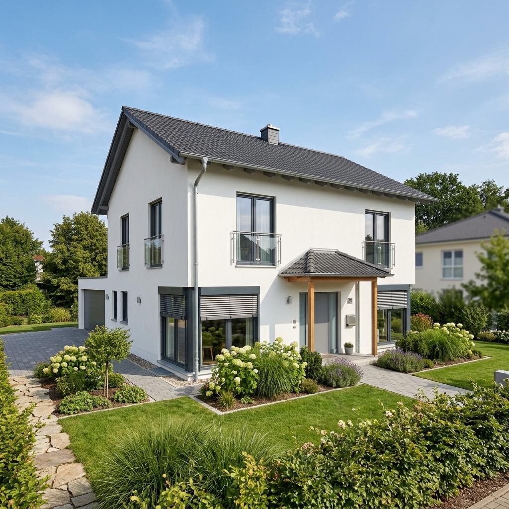 Einfamilienhaus Mailand des Herstellers Heinz des Herstellers Heiden — Massivhaus mit Satteldach und 128 m²