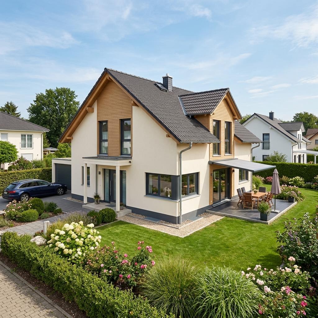 Einfamilienhaus Family VIO des Herstellers Kern-Haus mit Satteldach — Massivhaus mit 145 m²