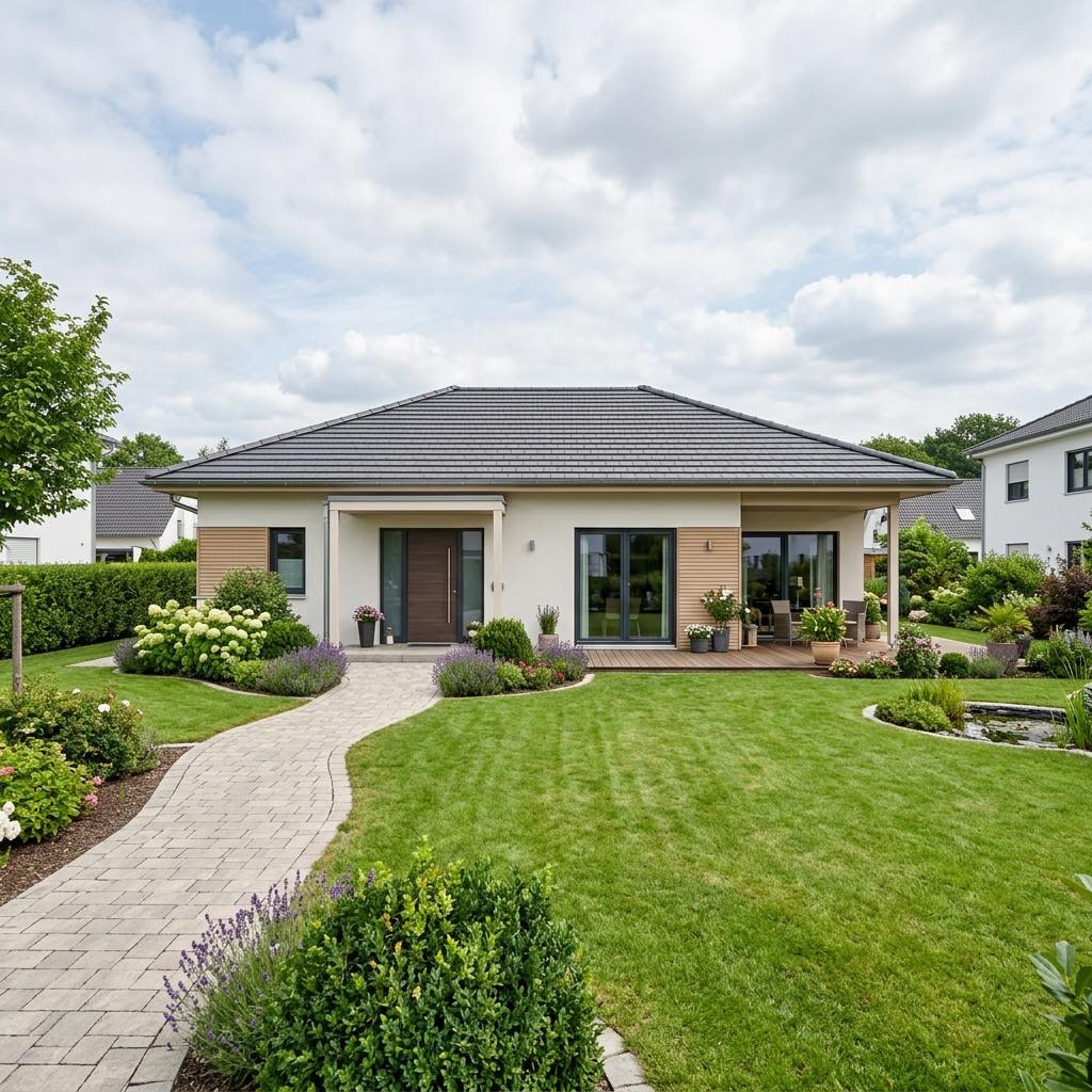 Bungalow VIO Bungalow 128 des Herstellers FingerHaus — in Holztafelbauweise, rund 128 m²
