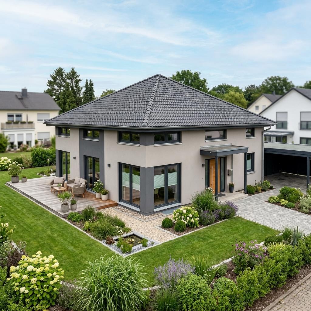 Bungalow VIO Bungalow 135 des Herstellers FingerHaus — in Holztafelbauweise, rund 135 m²