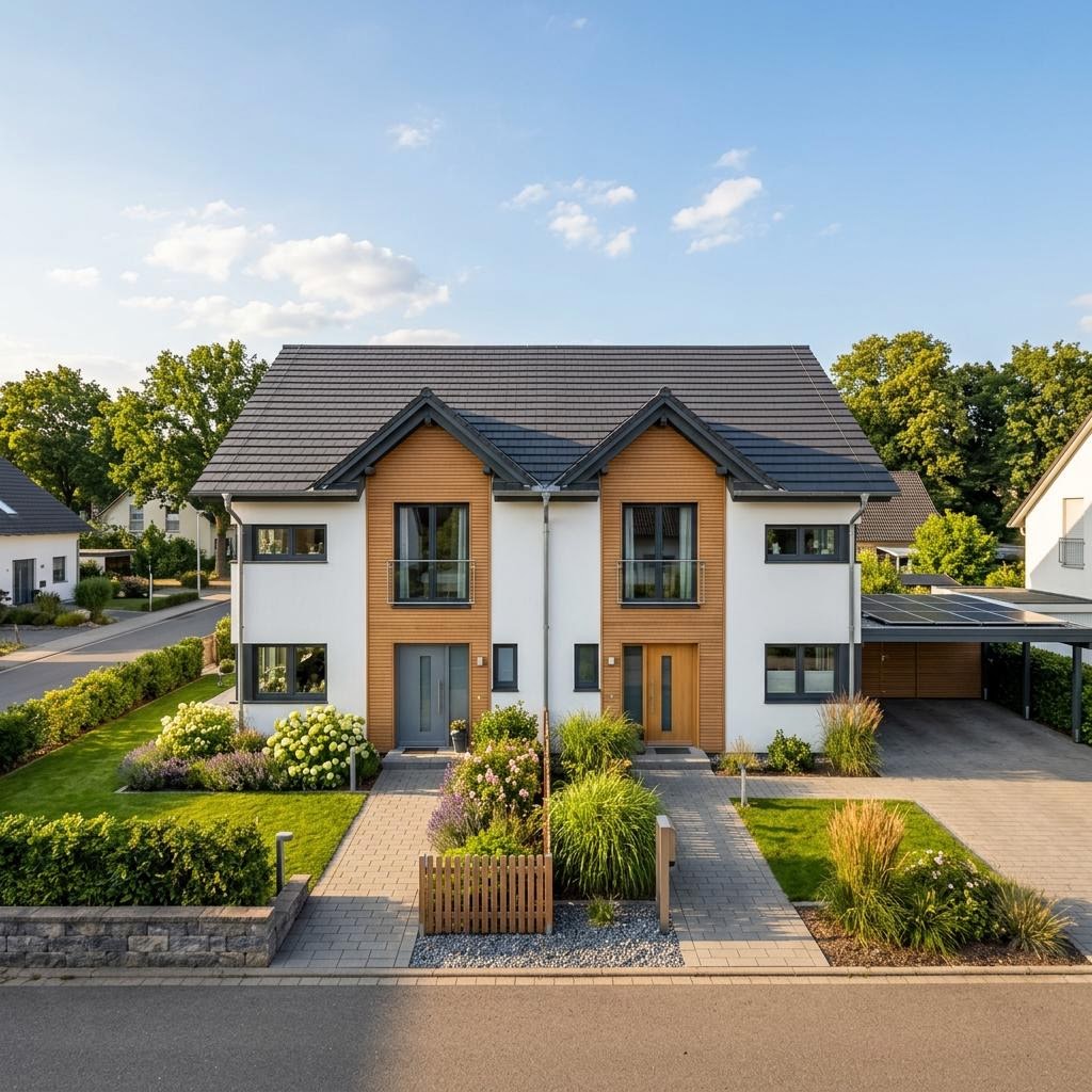 Doppelhaus Medley 126 des Herstellers FingerHaus in Holzbauweise
