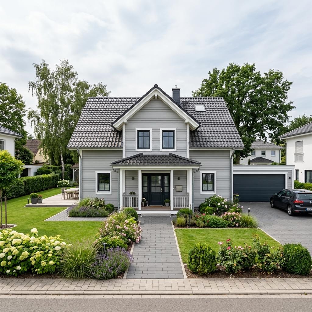 Amerikanisches Haus Hampton 180 des Herstellers Greenville — in Holztafelbauweise, rund 180 m²