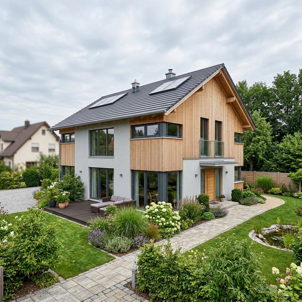 Ausbauhaus Selbstbau Aura 133 des Herstellers Gussek Haus mit Satteldach — Fertighausmodell mit rund 133 m² zur Eigenleistung