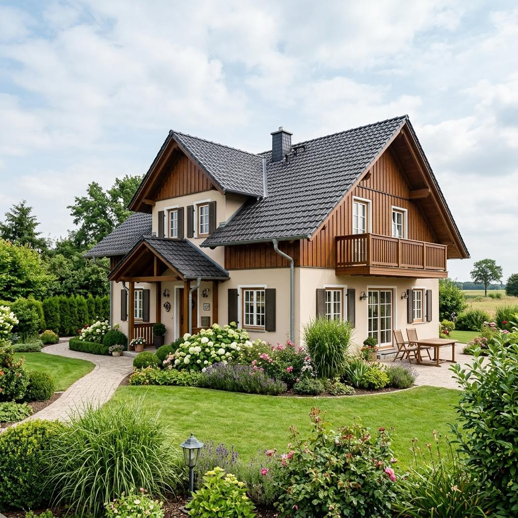 Landhaus Landhaus L 155 des Herstellers Haas Haus — in Holztafelbauweise, rund 155 m²