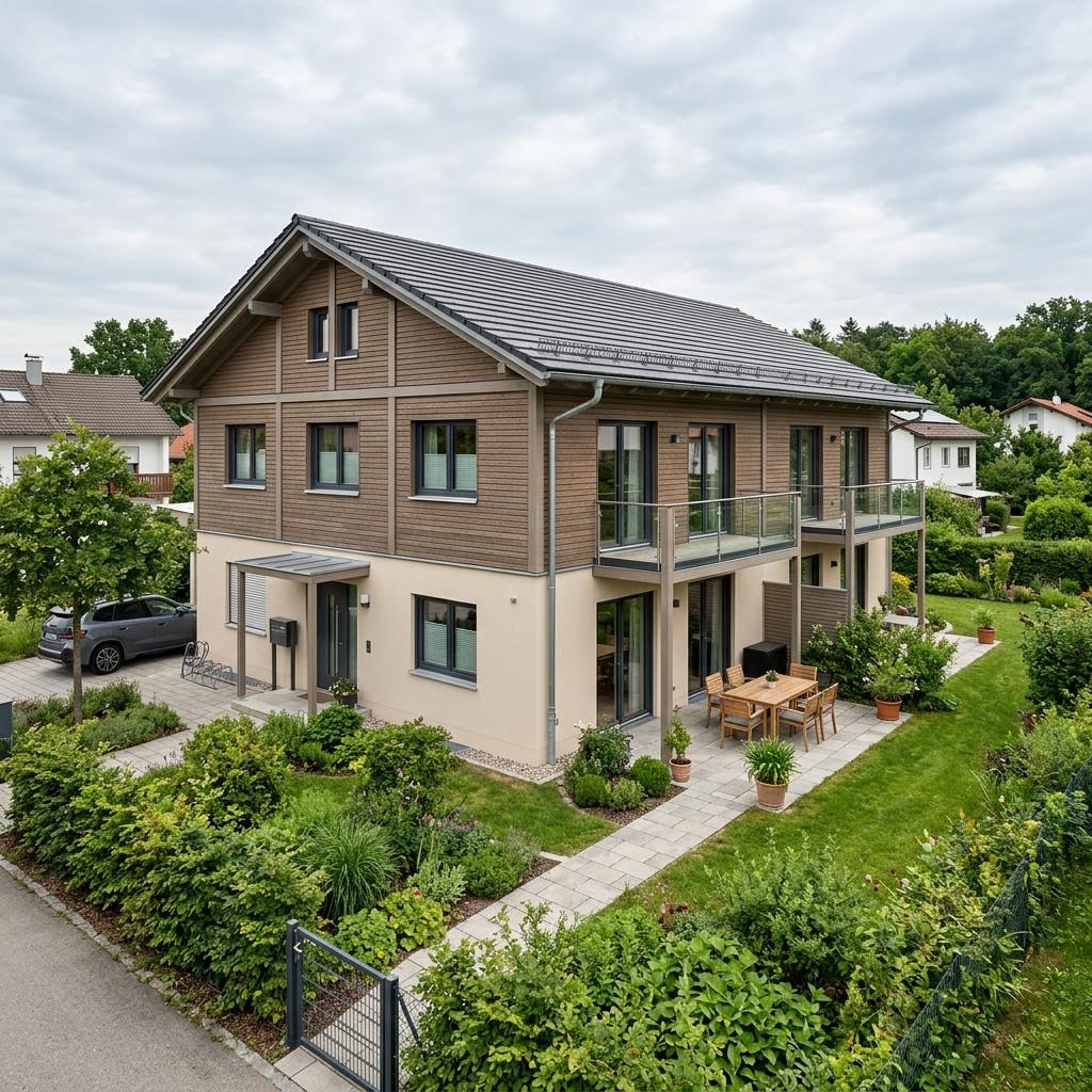 Mehrgenerationenhaus Mehrgenerationenhaus Generationen Plus 230 des Herstellers Haas Fertigbau — Satteldach, 230 m²