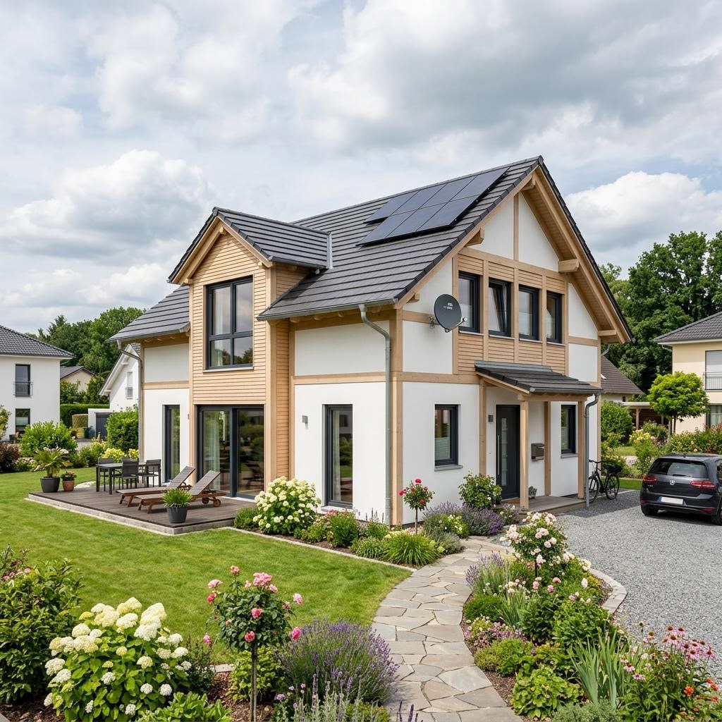 Einfamilienhaus VARIANT 25-135 des Herstellers Hanse Haus — in Holztafelbauweise, rund 135 m²