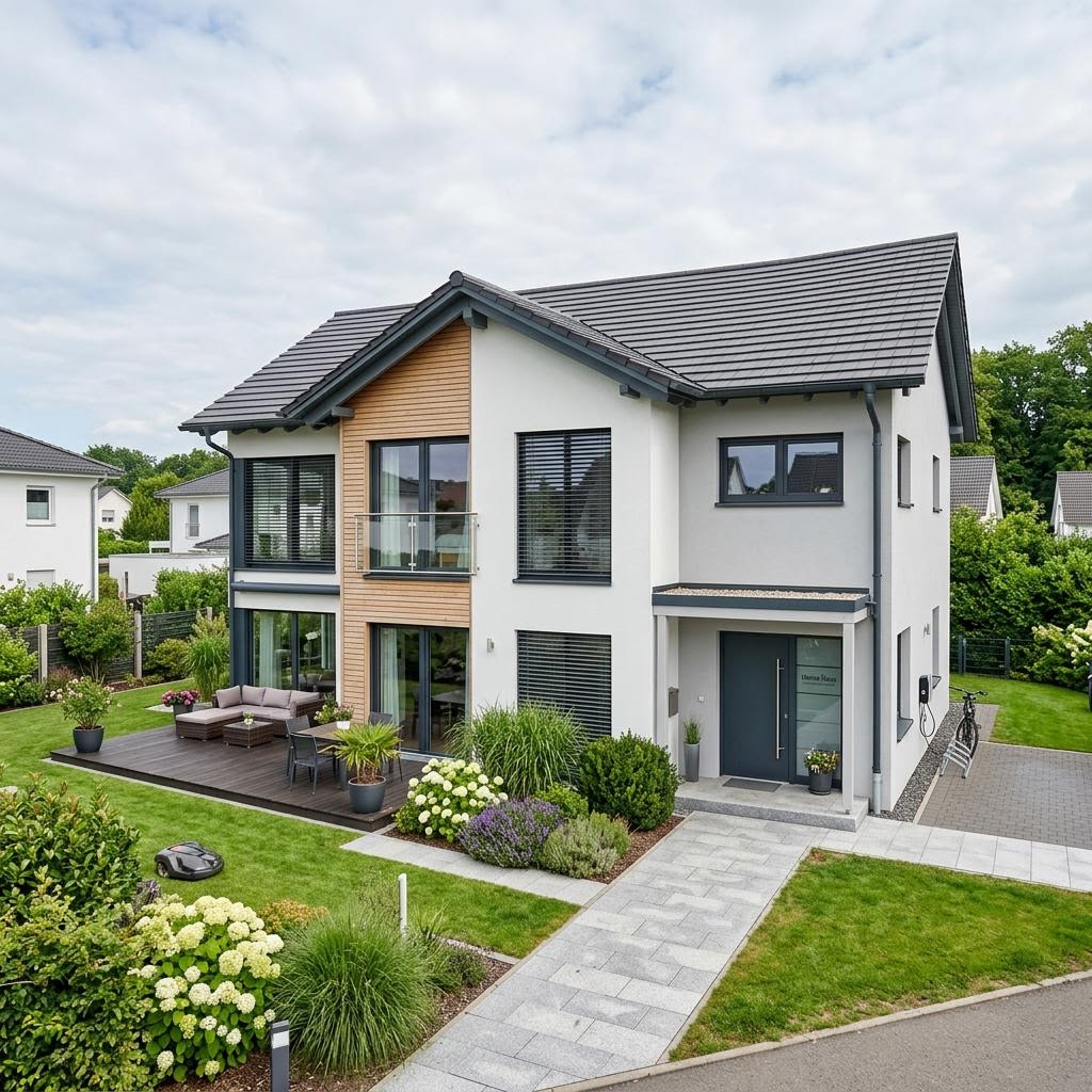 Einfamilienhaus VARIANT 35-165 des Herstellers Hanse Haus — in Holztafelbauweise, rund 165 m²