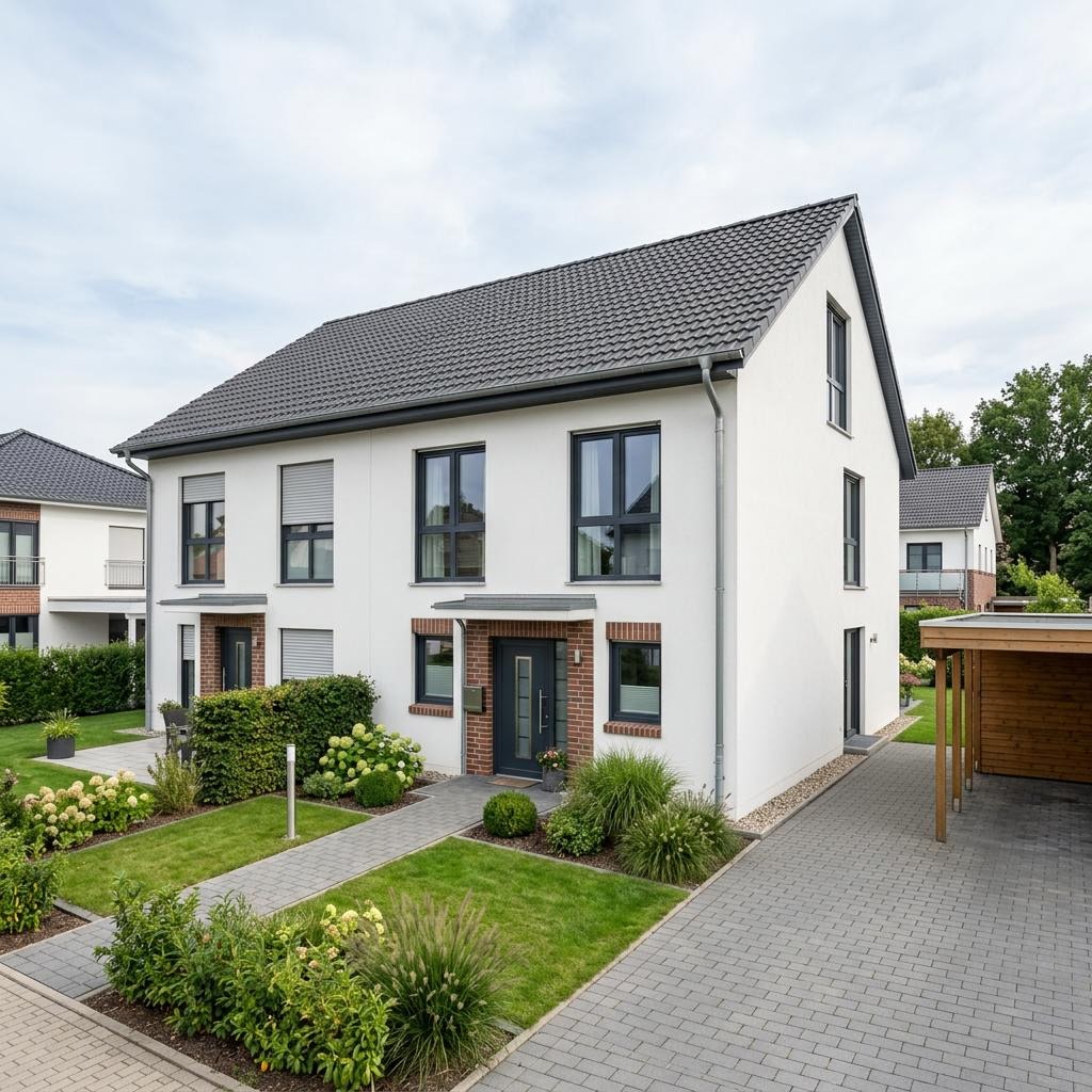 Doppelhaus Doppelhaus 454 des Herstellers Heinz von Heiden — Massivhaus mit 116 m²