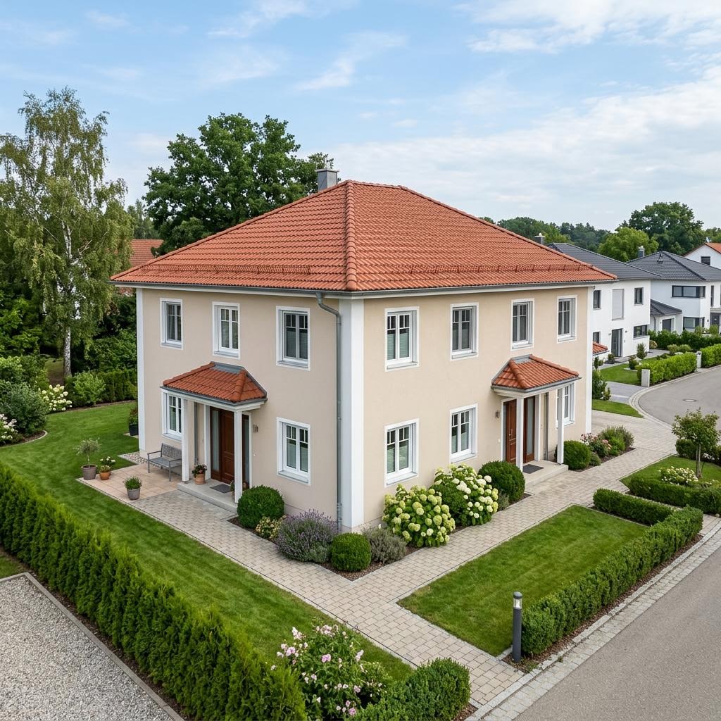 Zweifamilienhaus Zweifamilienhaus Domizil 200 des Herstellers Heinz von Heiden Massivhäuser — Walmdach, 200 m²