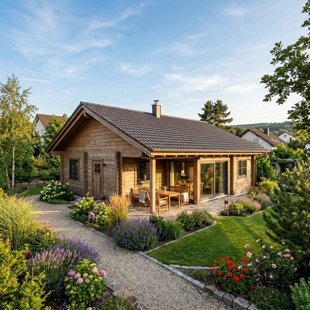 Finnisches Ferienhaus Lakka 78 des Herstellers Honka aus Blockbohlen