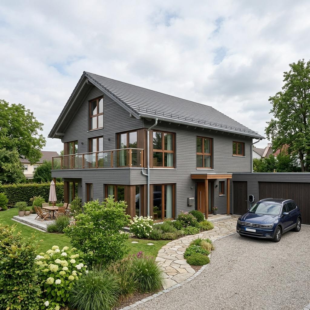 Mehrgenerationenhaus Mehrgenerationenhaus Öko Generation 236 des Herstellers KAMPA — Satteldach, 236 m²