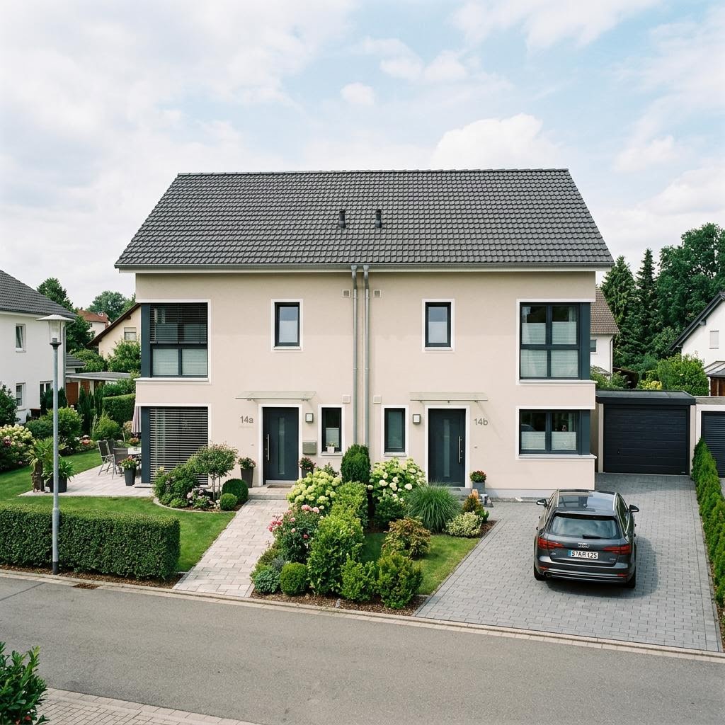 Doppelhaus Doppelhaus Aura des Herstellers Kern-Haus — Massivhaus mit 125 m²