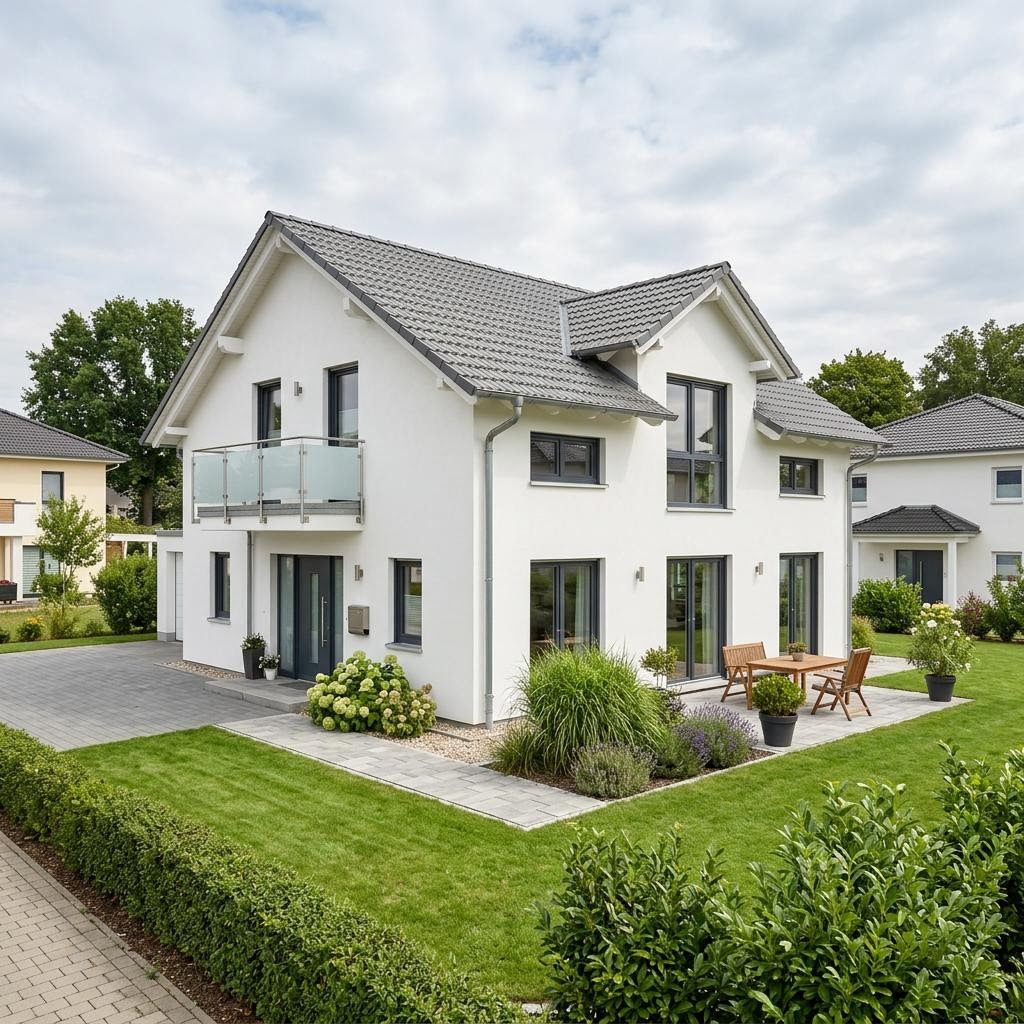 Einfamilienhaus Family Line 140 des Herstellers Kern-Haus — Massivbau mit 140 m²