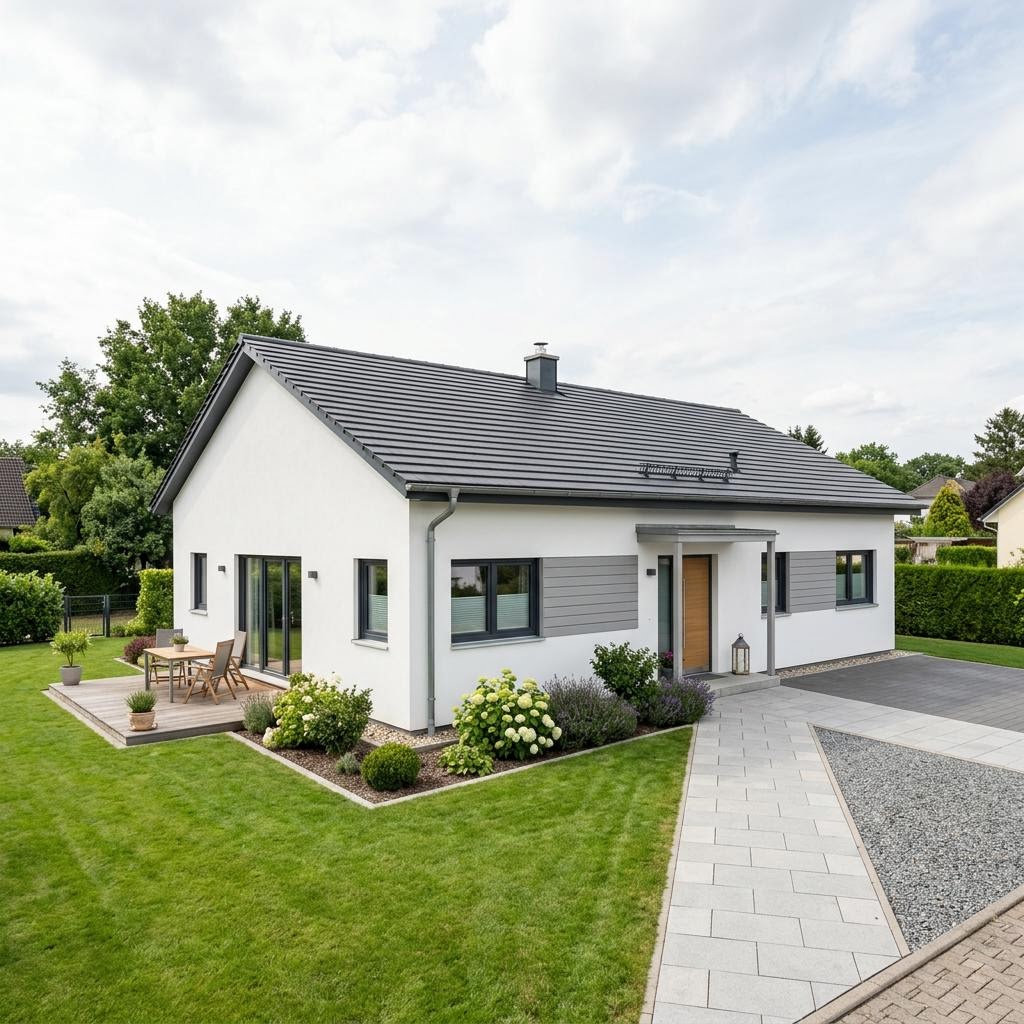 Bungalow ComfortStyle 11.02 S des Herstellers massa haus — in Holztafelbauweise, rund 118 m²