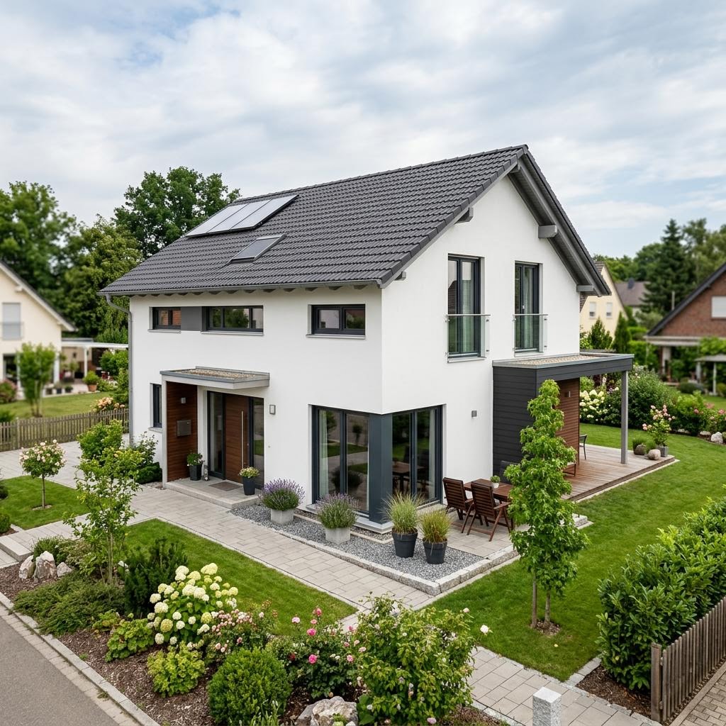 Ausbauhaus LifeStyle 13.07 S des Herstellers massa haus — in Holztafelbauweise, rund 130 m²
