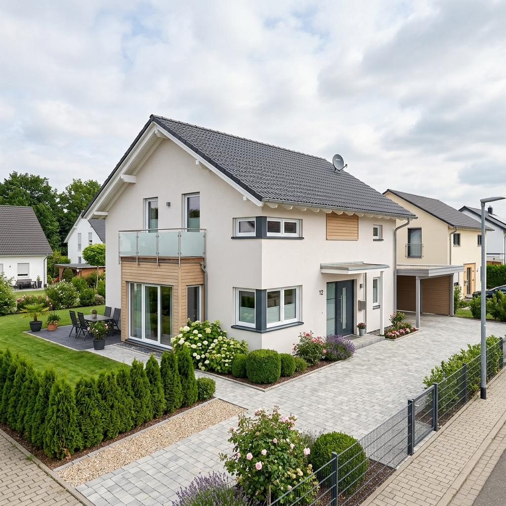Ausbauhaus LifeStyle 14.04 S des Herstellers massa haus — in Holztafelbauweise, rund 140 m²