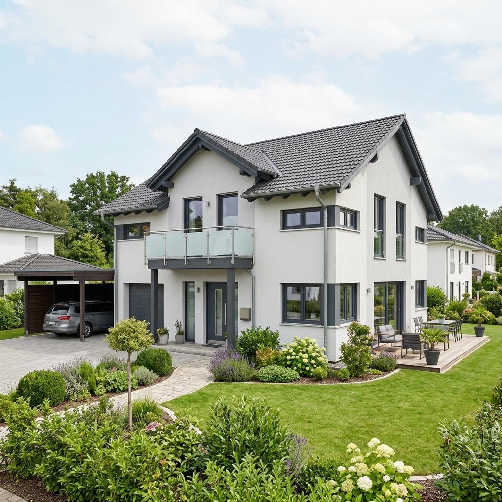 Ausbauhaus LifeStyle 17.01 S des Herstellers massa haus — in Holztafelbauweise, rund 179 m²
