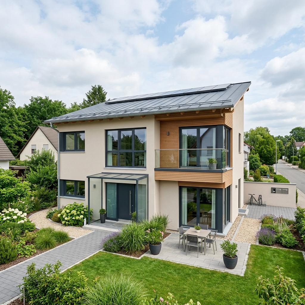 Ausbauhaus Pult 30 des Herstellers OKAL Haus — in Holztafelbauweise, rund 165 m²