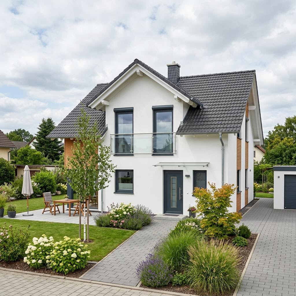 Einfamilienhaus Clou 123.1 des Herstellers RENSCH-HAUS — in Holztafelbauweise, rund 126 m²