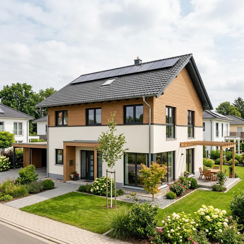 Einfamilienhaus CLOU 156 des Herstellers RENSCH-HAUS — in Holztafelbauweise, rund 151 m²