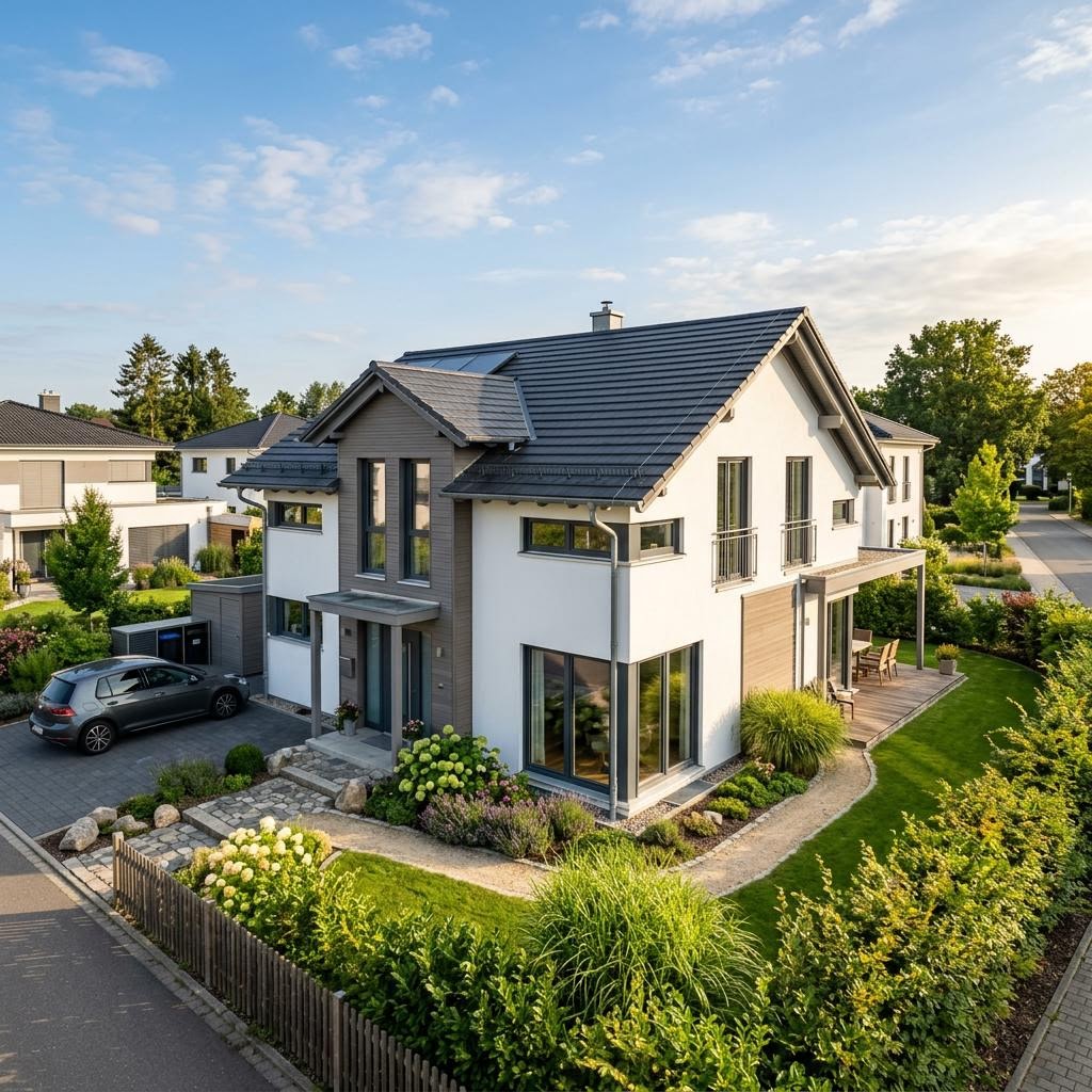 Einfamilienhaus Innovation R 152 des Herstellers RENSCH-HAUS mit Satteldach