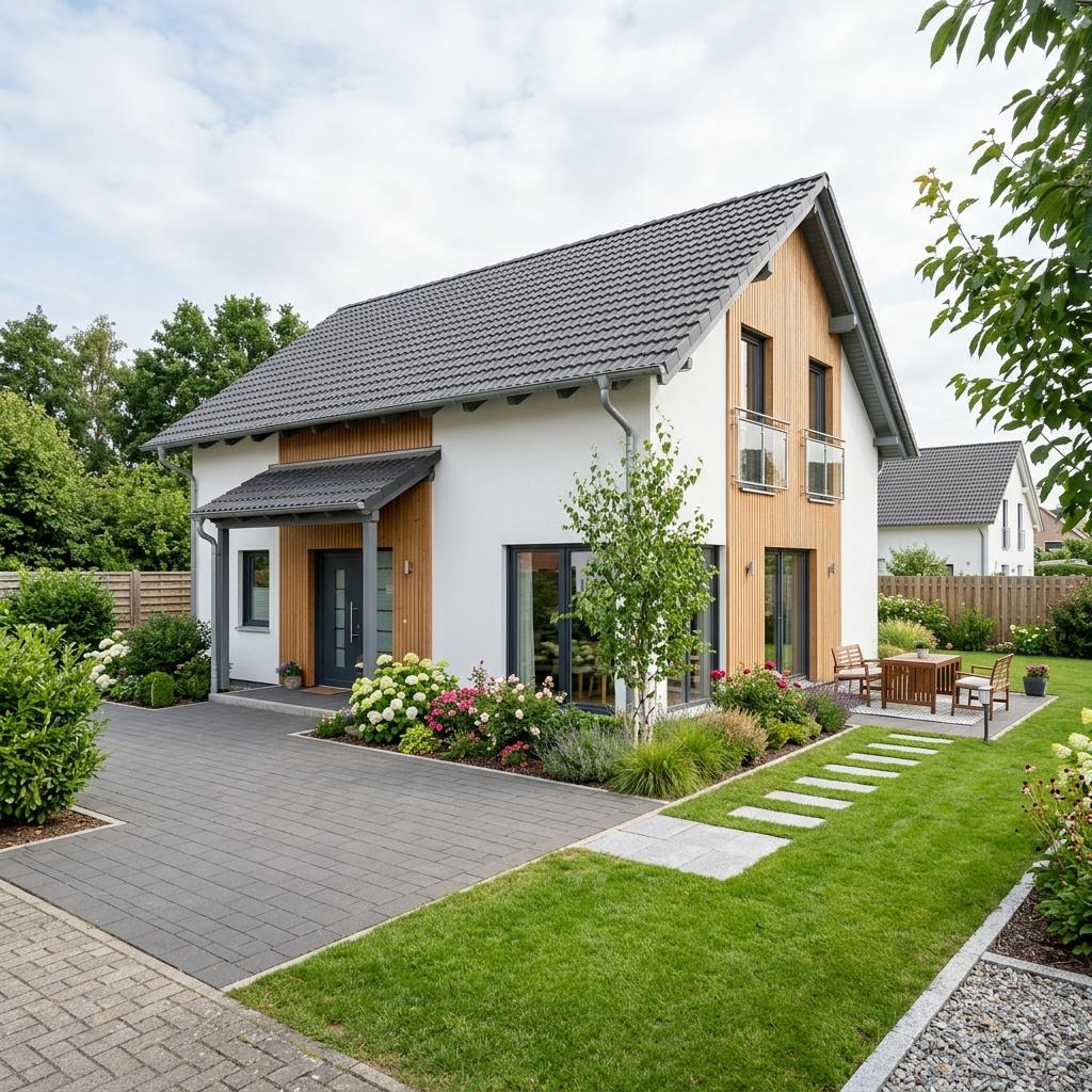 Ausbauhaus SH 131 Var. C des Herstellers ScanHaus Marlow — in Holztafelbauweise, rund 131 m²