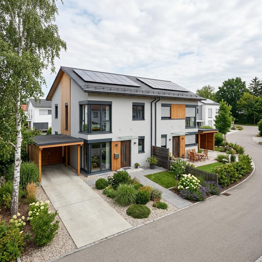 Doppelhaus Doppelhaus Solitaire Duo 120 des Herstellers Schwabenhaus — Satteldach, 120 m²