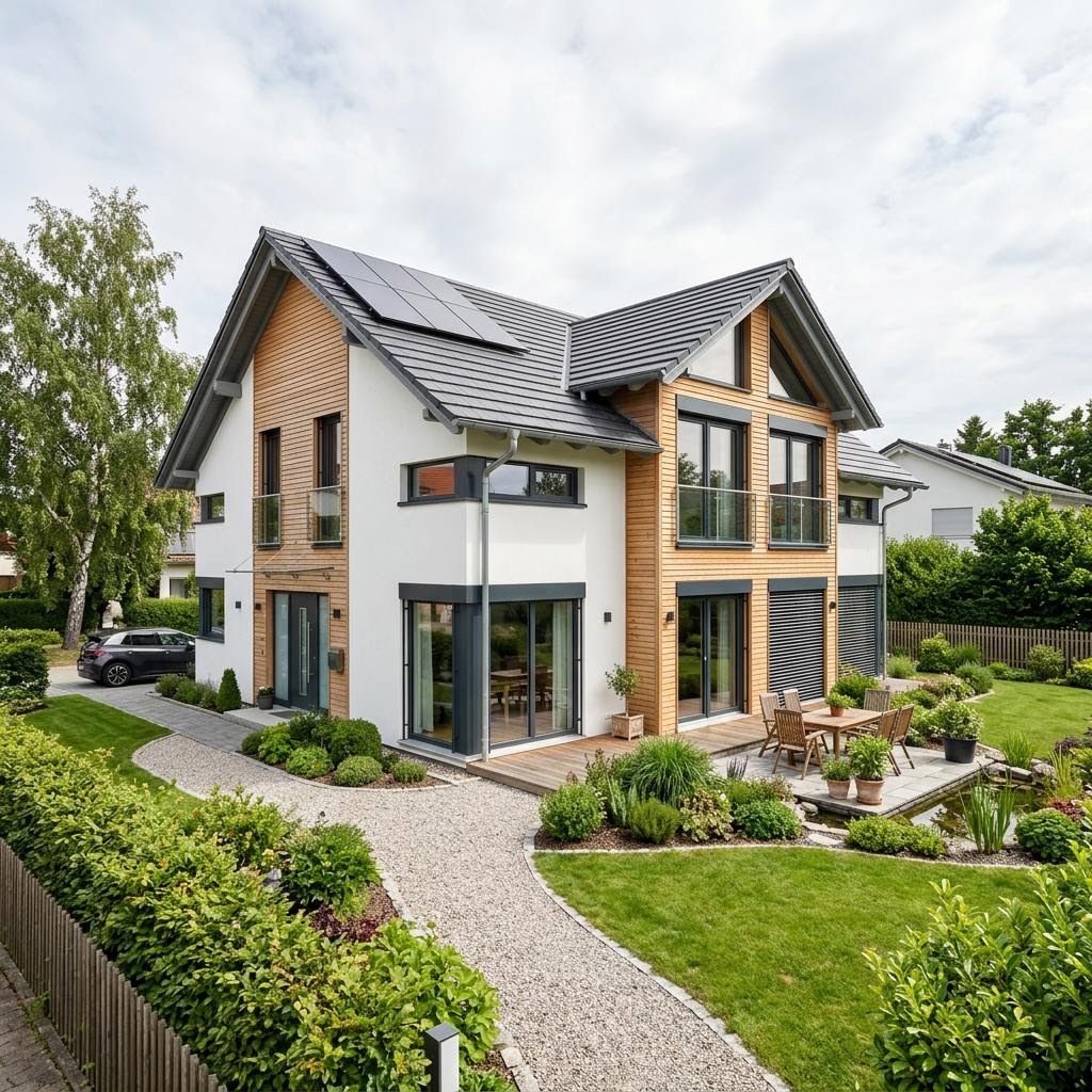 Mehrgenerationenhaus Mehrgenerationenhaus Solitaire Generation 228 des Herstellers Schwabenhaus — Satteldach, 228 m²