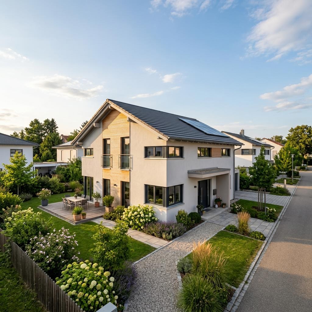 Einfamilienhaus Selection Familie 138 des Herstellers Schwabenhaus mit Satteldach