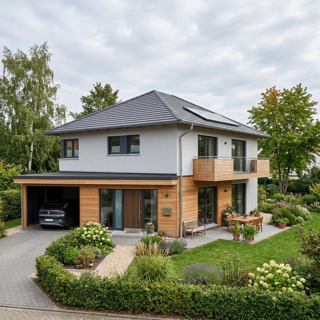 Mehrgenerationenhaus Mehrgenerationenhaus Generationstreff 248 des Herstellers STREIF Haus — Walmdach, 248 m²