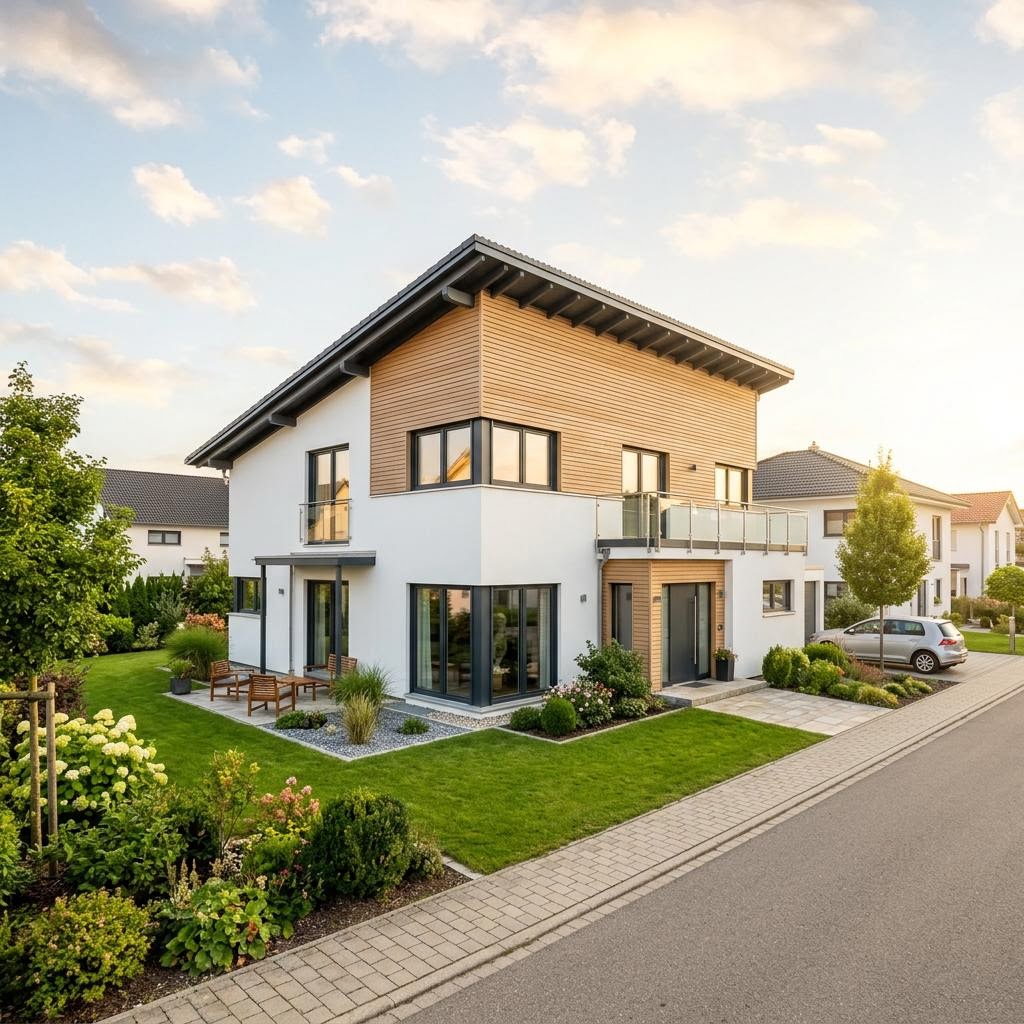 Modernes Pultdachhaus Clou 146 des Herstellers STREIF Haus mit Pultdach