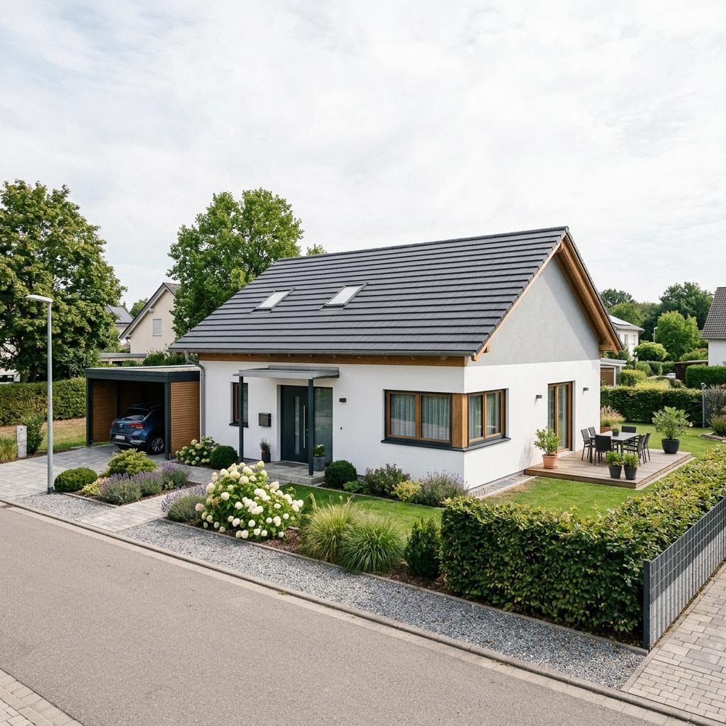 Singlehaus Clou 88 des Herstellers STREIF Haus — in Holztafelbauweise, rund 88 m²