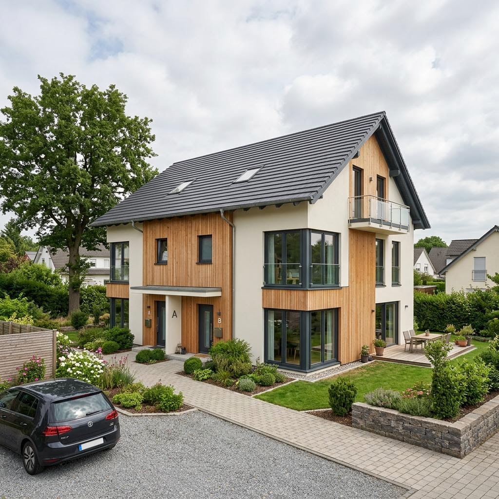Zweifamilienhaus Zweifamilienhaus Domizil 186 des Herstellers STREIF Haus — Satteldach, 186 m²