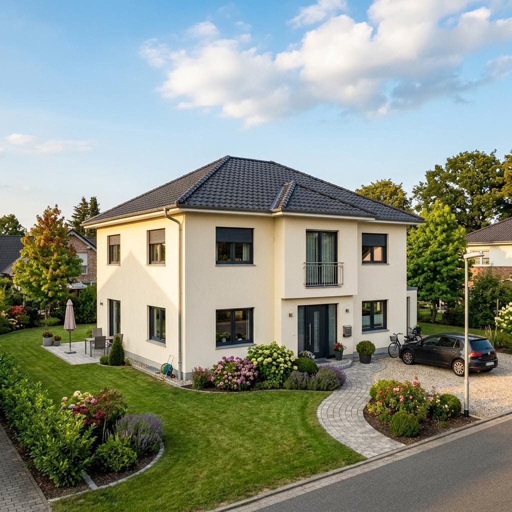 Massive Stadtvilla Flair 156 des Herstellers Town & Country mit Walmdach