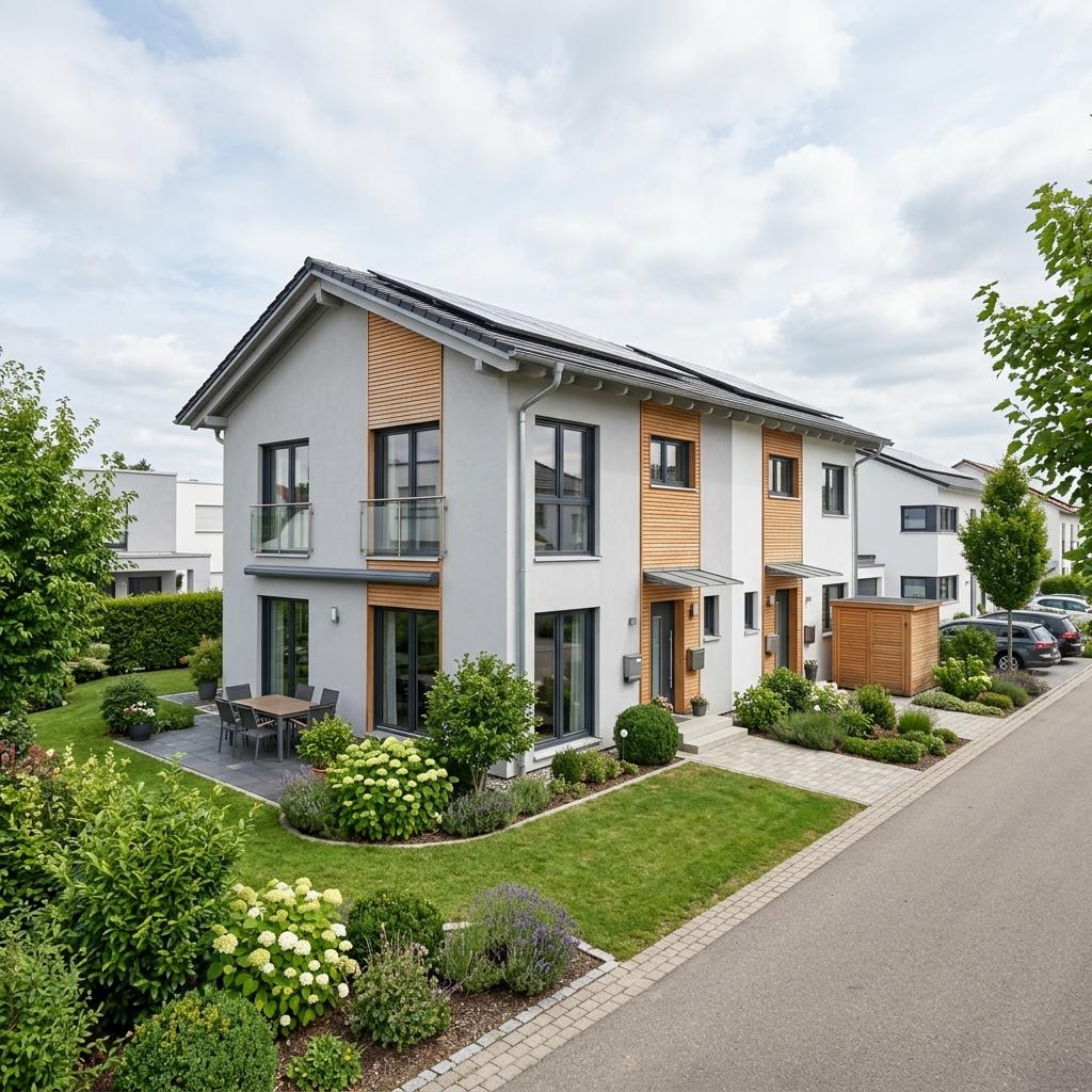 Doppelhaus CityLife Doppelhaus des Herstellers WeberHaus — in Holztafelbauweise, rund 130 m²
